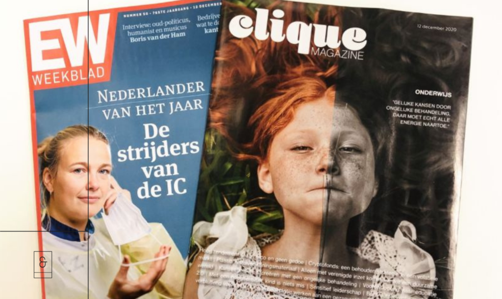 HSP en Werk in Elsevier weekblad clique magazine